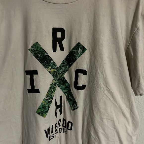 Men’s graphic tees. XL. Cream colored. Lightly worn. - Picture 2 of 4